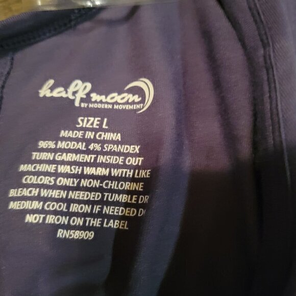 NWT Half Moon by Modern Movement Purple top with twisted knot back detail. - Picture 6 of 7